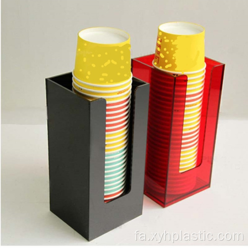 نگهدارنده فنجان نوشیدنی اکریلیک سفارشی قهوه perspex